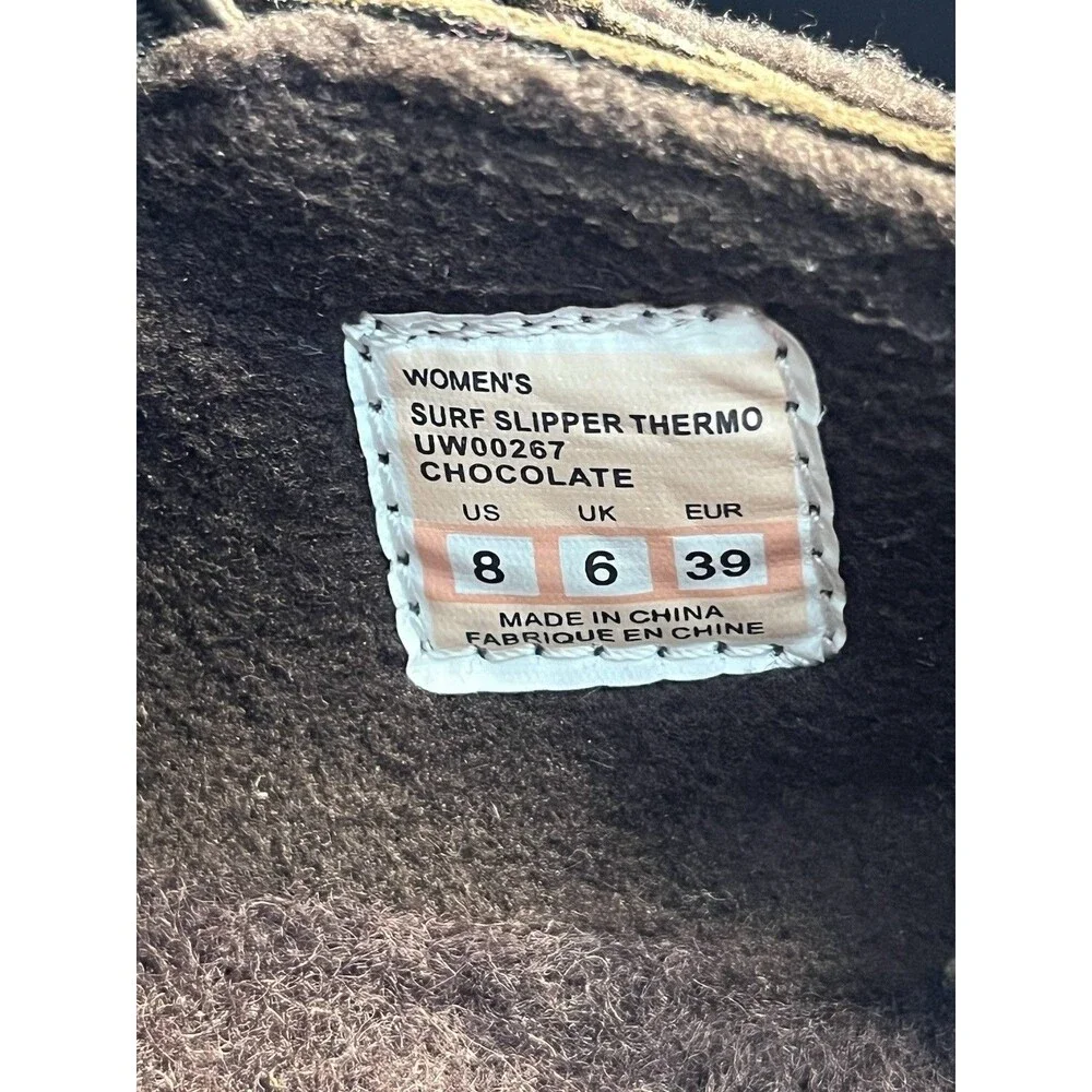 Cushe Surf Slipper Drive Brown Slip On Shoe Light Women’s 8